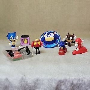 Sonic Mr. Eggman,  Gum Dispenser, Little Rolling Figures From McDonalds